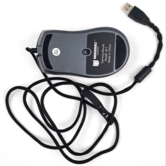 Unbreakable Gaming Modern WIRED M-1 PC Gaming Mouse, New Without Box - Picture 7 of 11